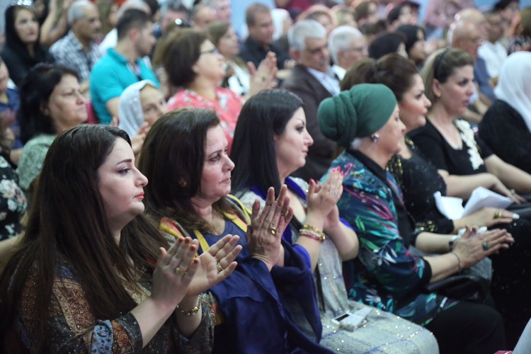 به‌ وێنه‌.. مه‌راسيمى رێزگرتن له‌ سێ ئافره‌تى سلێمانى